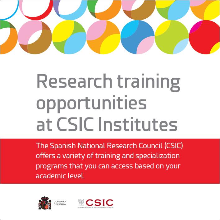 Research Training opportunities at CSIC institutes